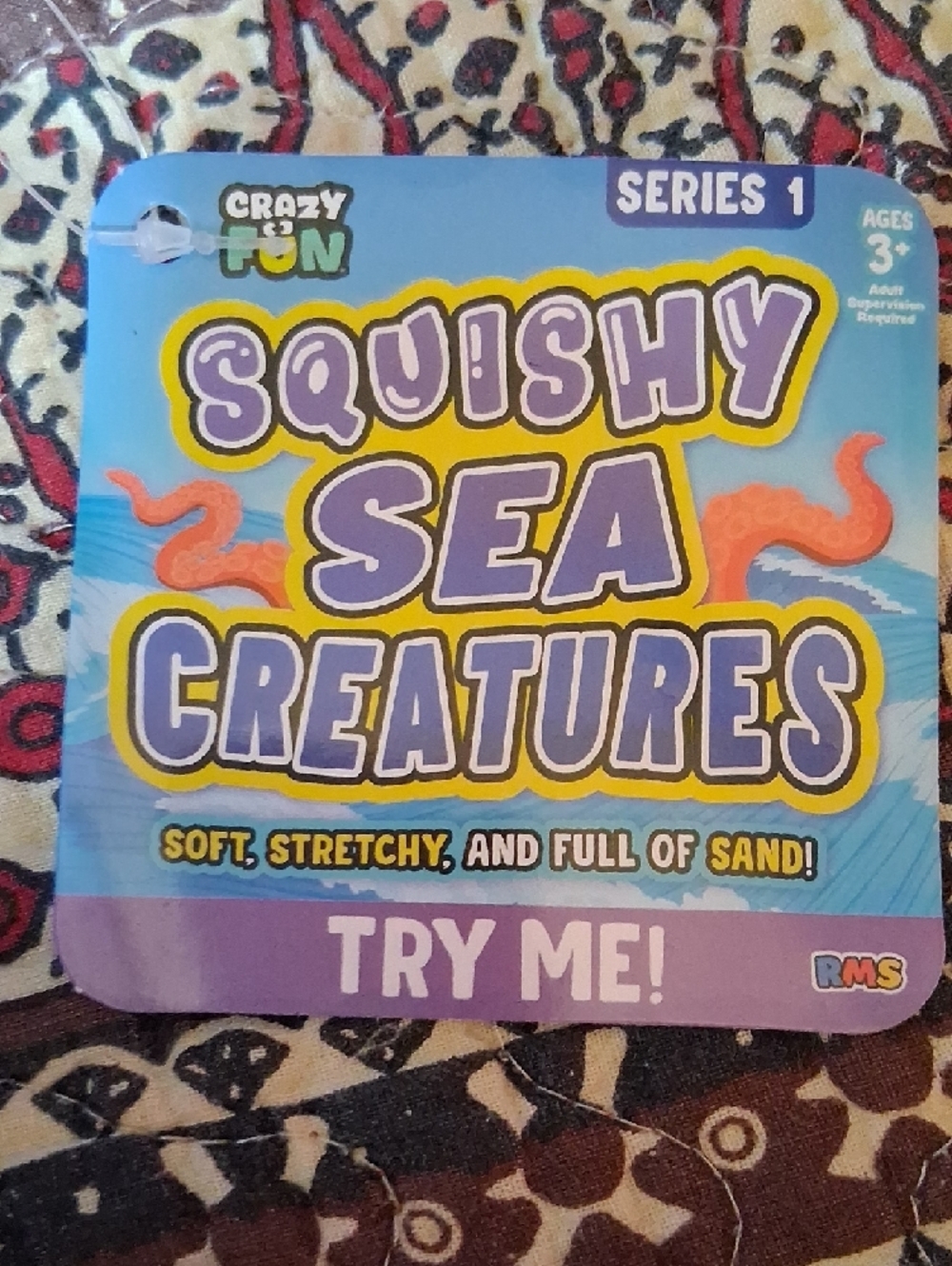 Blue Squishy Sea Creature Toy - Picture 2 of 3